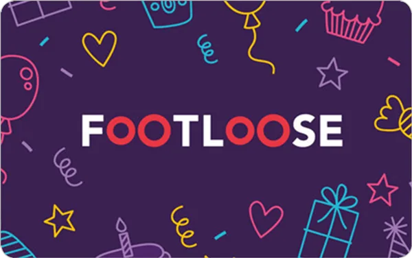 Footloose gift card